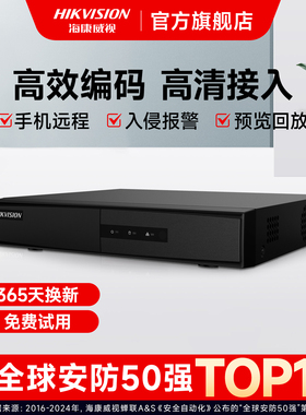 海康威视4/8/16路同轴硬盘录像机DVR商用高清监控存储主机