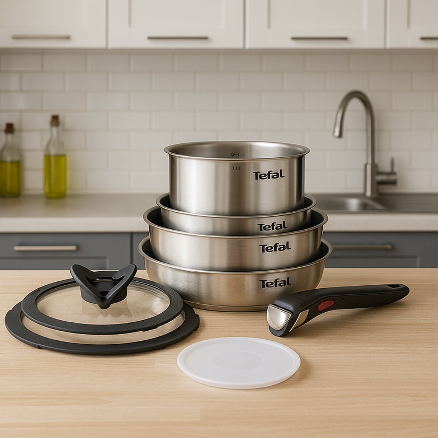 tefal特福可拆卸套娃锅不粘锅