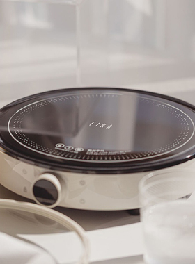 韩国进口圆形电磁炉fika电磁炉迷你圆形宿舍火锅智能小型电池炉