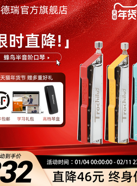 JDR嘉德瑞蜂鸟10孔半音阶口琴布鲁斯十孔C调正品高端专业蓝馍馍