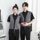714-H3012P55控79/2025夏季宽松假两件拼接工作服衬衫发型师衬衣，男装衬衫，星座714(原C313)