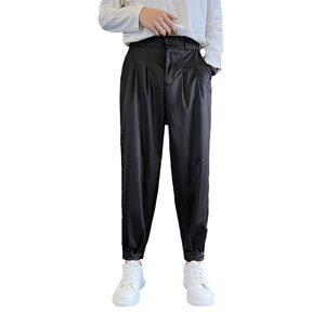 714/K3011P45控65 四季可穿垂感休闲裤哈伦裤工作服夏下装图片
