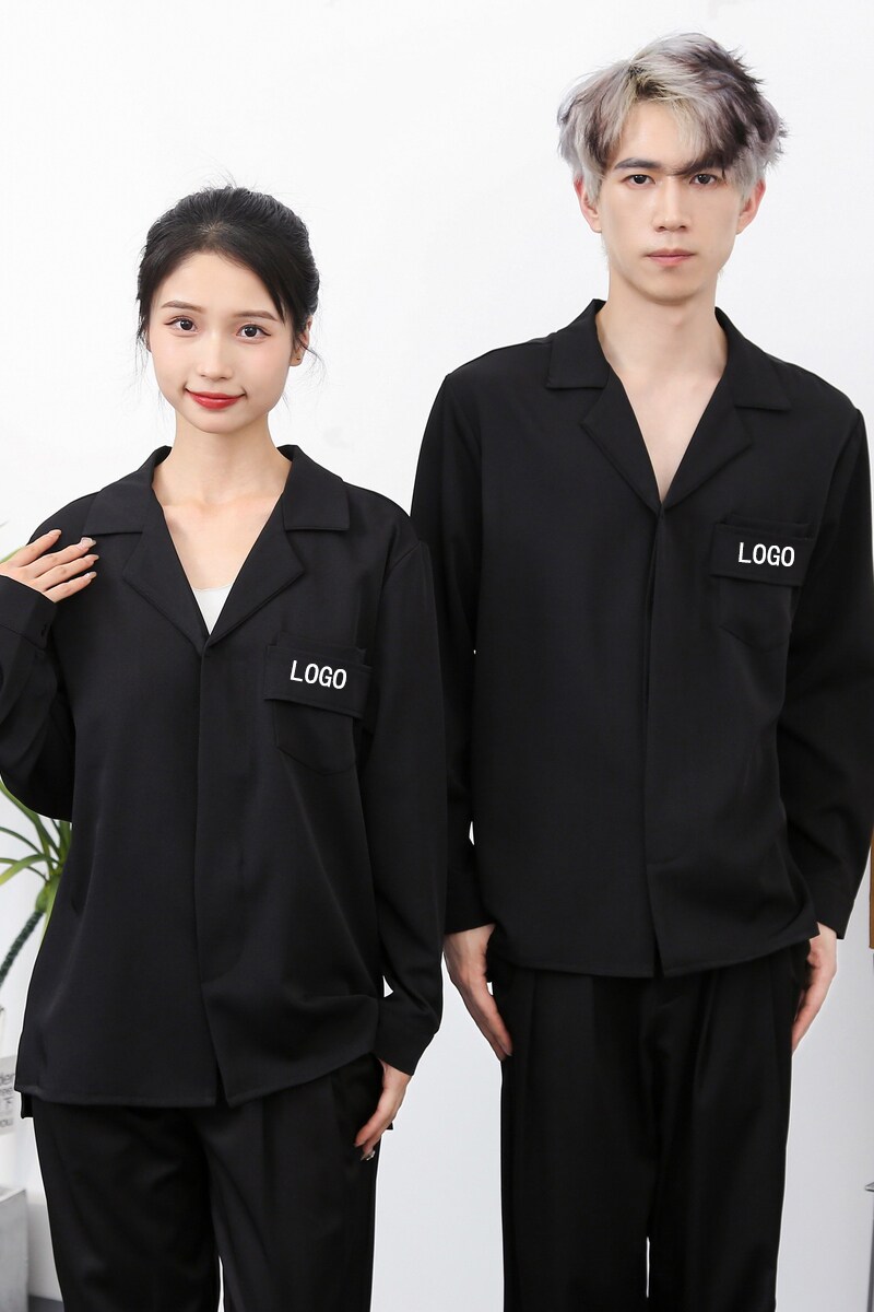 714-H3064P55控69/2026春季男女中性风西装领博外套衬衫工作服,男装西服套装,星座714(原C313)