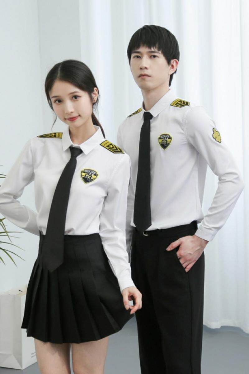 714-D516P45/2025春季男女空少服衬衫修身KTV发型师夜店工作服,男装衬衫,星座714(原C313)