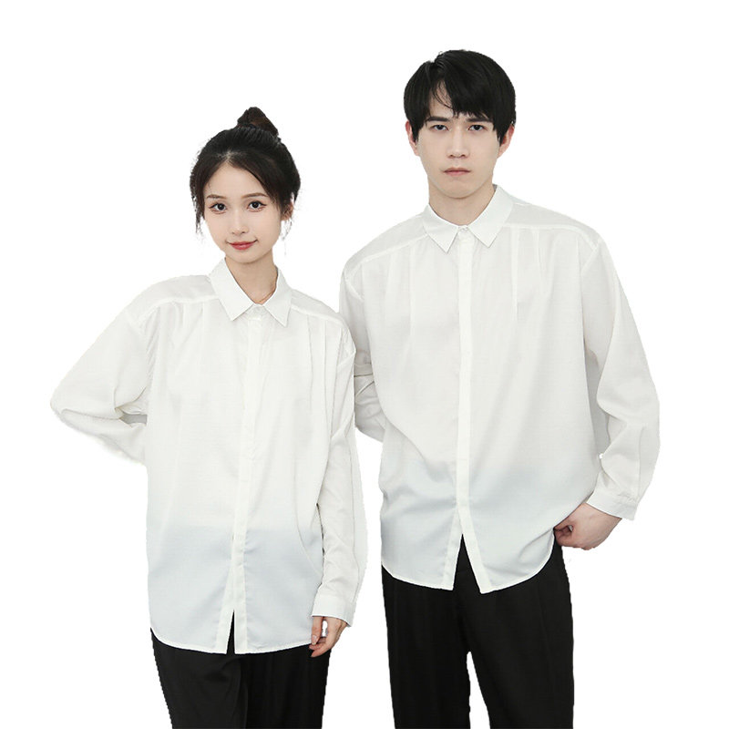 714-D3043P45控65/2025春季新款韩系宽松衬衫休闲工作服潮版制服,男装衬衫,星座714(原C313)