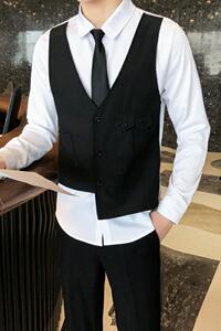 714-H657P55单人工作服2025店主风制服衬衣假两件衬衫S-5XL图片
