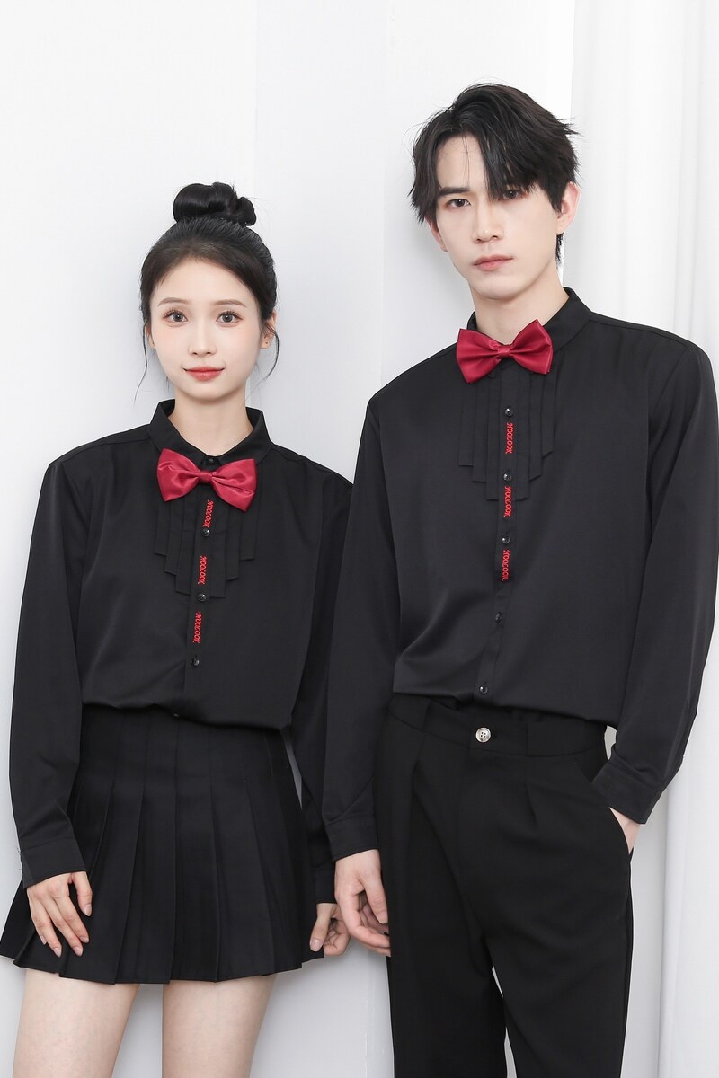 714-D3059P45控59/2025秋季衬衫发型师奶茶店西餐厅工作服礼服,男装衬衫,星座714(原C313)
