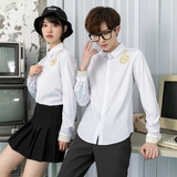 714-D656P45/2025情侣装工作服餐厅网吧空少制服衬衫衬衣S-5XL，男装衬衫，星座714(原C313)