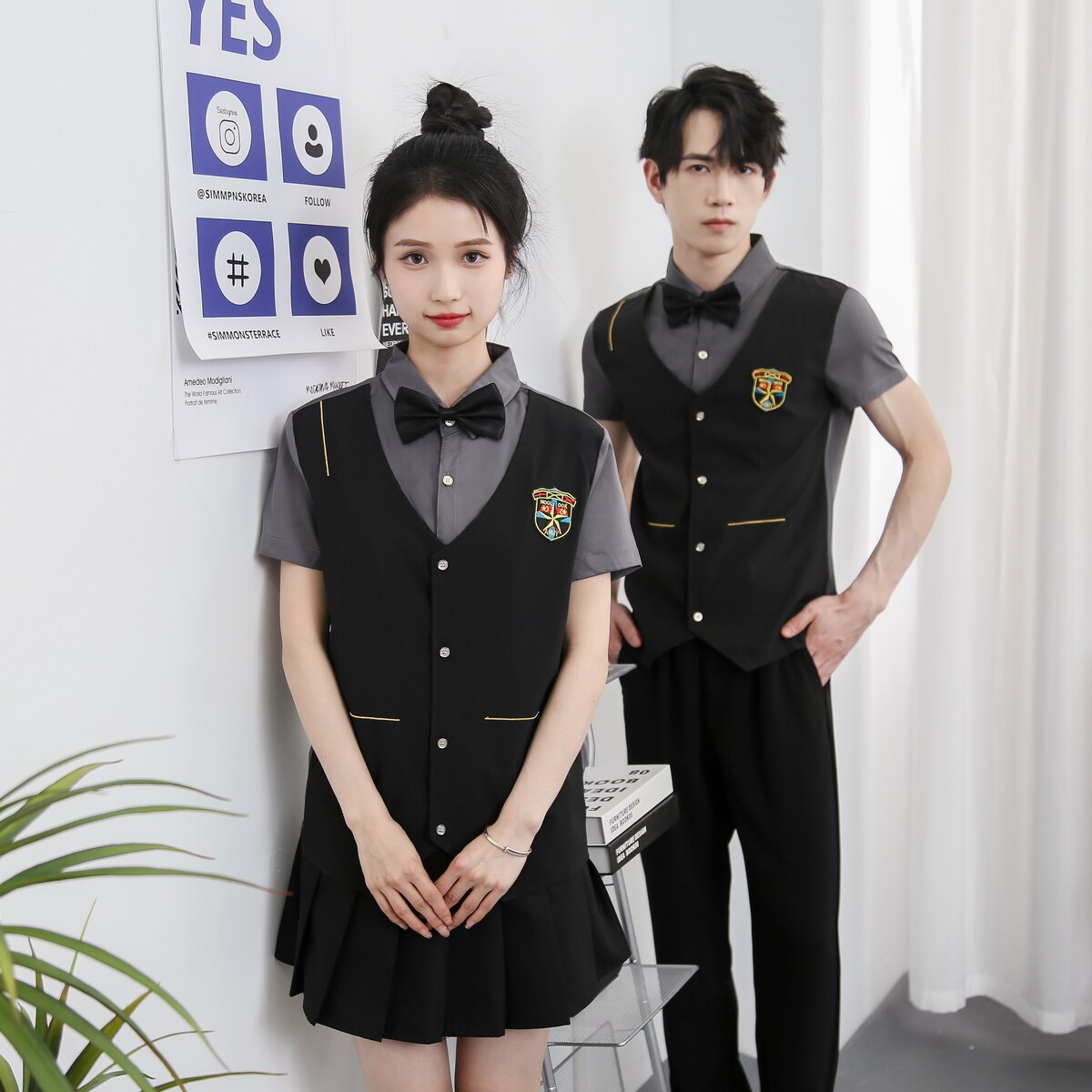 714-H669P55控79/2025新款夏装修身工作服衬衫ktv酒吧台球城制服,男装衬衫,星座714(原C313)