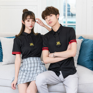 714-C630P40/2025情侣装校园风美发厅餐厅酒吧茶吧工作衬衣S-5XL，男装衬衫，星座714(原C313)