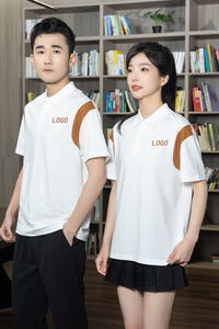 714-D3015P45/2025夏季男女同款短袖Polo衫团建团体服商超工作服图片