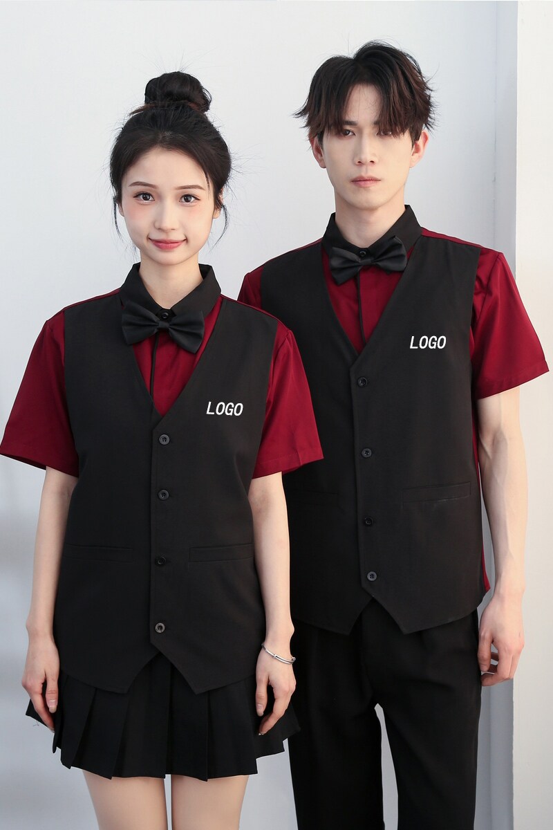 714-H3082P55控79/2025夏季短袖工作服衬衫假两件制服ktv酒吧衬衣,男装T恤,星座714(原C313)