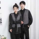 714-H3007P55控79/2025新款男女假两件工作服衬衫logo定制衬衣，男装衬衫，星座714(原C313)