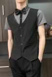714-H6005P55控69/夏季发型师ktv酒吧衬衫修身假两件团体工作服，男装衬衫，星座714(原C313)