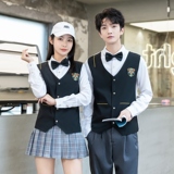 714-H667P55/2025情侣装工作服男女假两件制服S-5XL，男装工装外套，星座714(原C313)