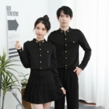 714-D610P45控65/2025春修身工作服衬衫空少制服酒吧发型师店服，男装衬衫，星座714(原C313)
