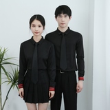 714-C3038送黑领带P45/2025春季修身衬衫KTV发型师夜店酒吧衬衣，男装衬衫，星座714(原C313)