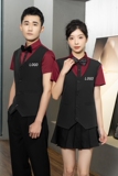 714-H6005P55控69/2025短袖修身KTV餐厅假两件工作服男女制服潮，男装T恤，星座714(原C313)