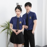 714-Y820P40控69/2025夏季工作服衬衫dk衬衫jk衬衣团体校园风短袖，男装T恤，星座714(原C313)