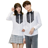 714-D605P45/2025情侣发型师ktv酒吧餐厅礼服衬衫工作衬衣S-5XL，男装衬衫，星座714(原C313)
