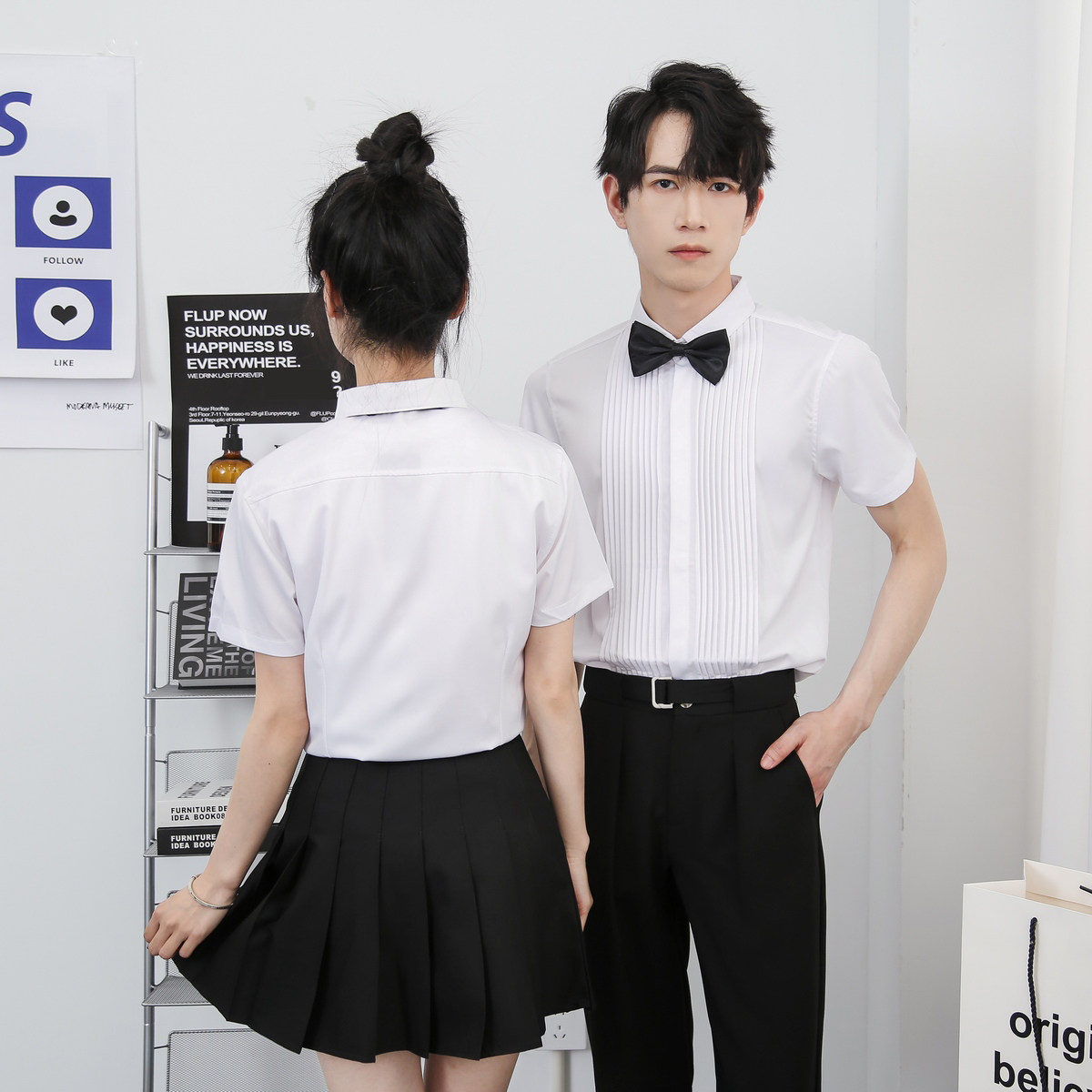 714-Y340P40控59/2025新款夏季短袖衬衫经典礼服工作服发型师夜店,男装T恤,星座714(原C313)