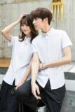 714-C560P40/2025情侣装休闲工作服衬衫小清新短袖衬衣学生S-5XL，男装T恤，星座714(原C313)