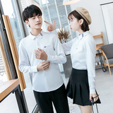 714-D05P45/情侣装2025春季新款男同款工作服班服修身衬衣S-5XL，男装衬衫，星座714(原C313)