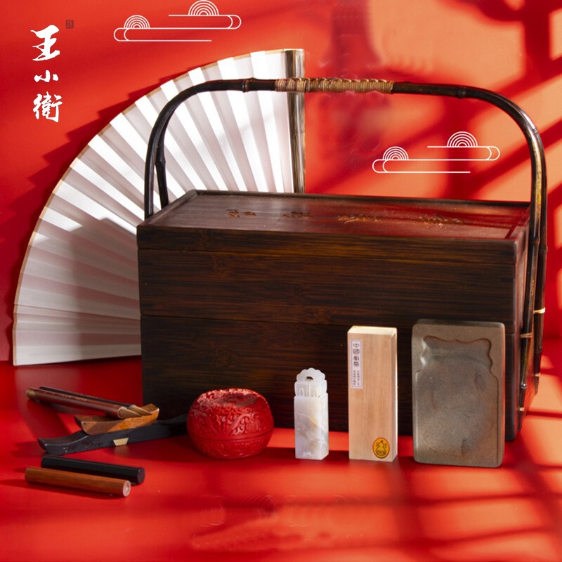专业级文房四宝笔墨纸砚套装