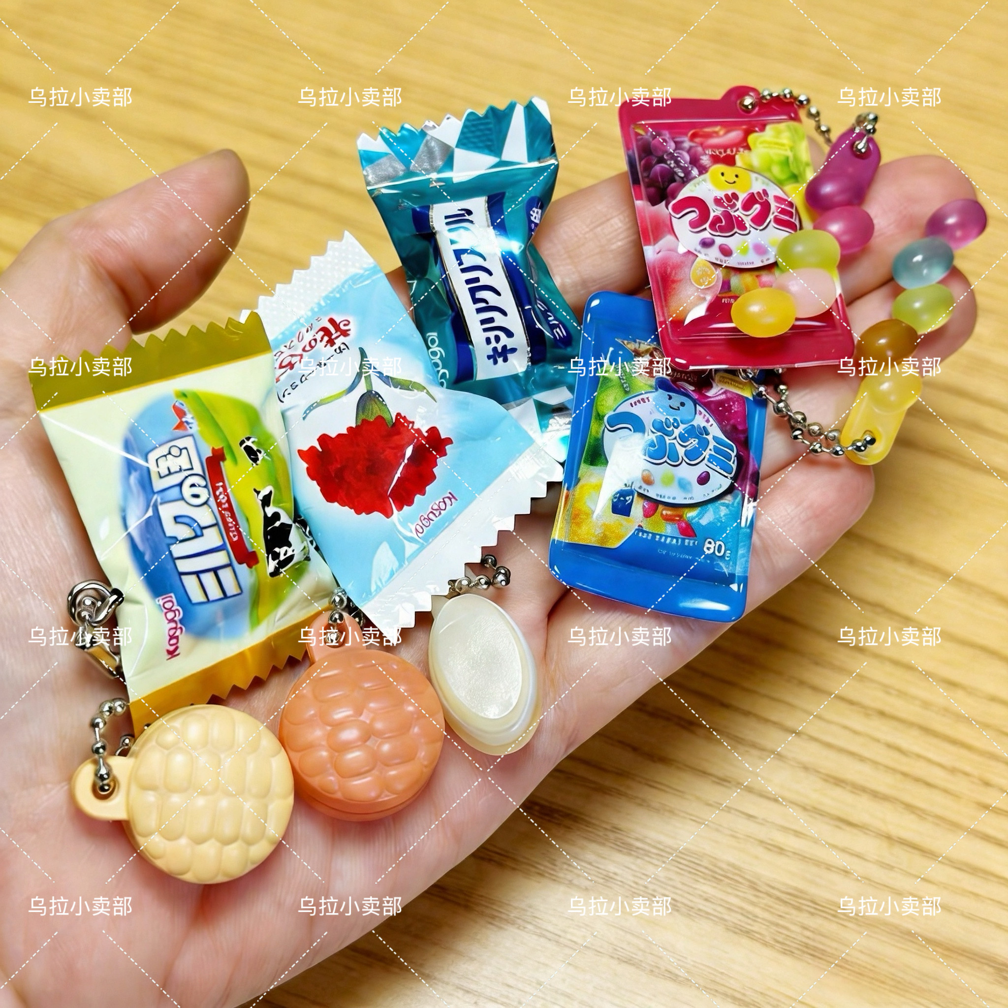 【乌拉家】日本万代 BANDAI 扭蛋 Kasugai 春日井水果汁软糖 挂件