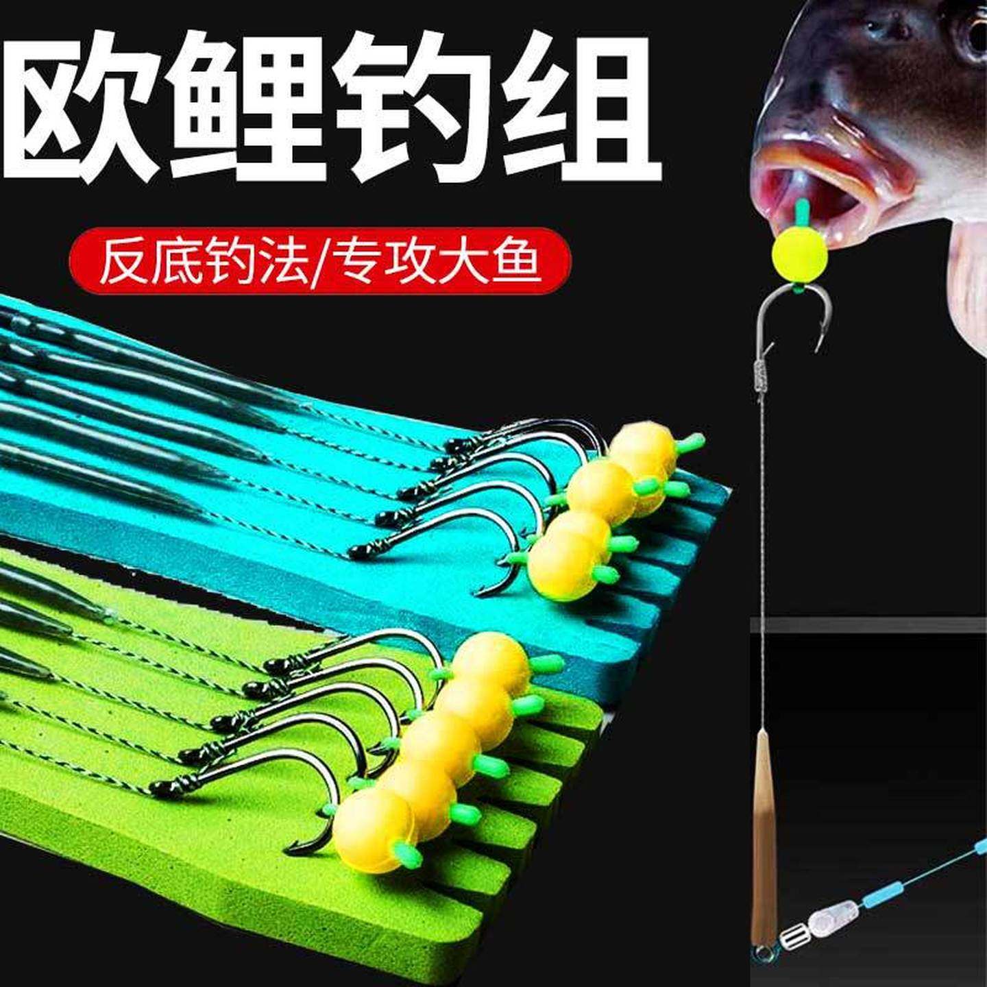 反底钓线组珠珠钓鱼欧式鲤钓组海杆抛竿路亚大鲤鱼返底钓线组鱼钩,户外/登山/野营/旅行用品,鱼钩,淘宝优惠券,粉丝福利购,淘宝优惠卷
