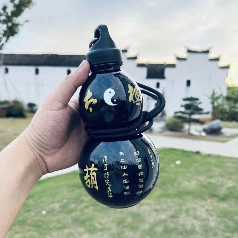 国潮风黑神话悟空酒葫芦浪浪山妖怪户外钓鱼运动水壶男生便携水杯,餐饮具,随手杯,淘宝优惠券,粉丝福利购,淘宝优惠卷