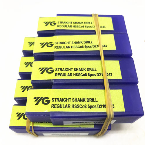 YG韩国含钴钻 进口高钴钻直柄不锈钢用麻花钻头10只起拍1-2-3-4-8
