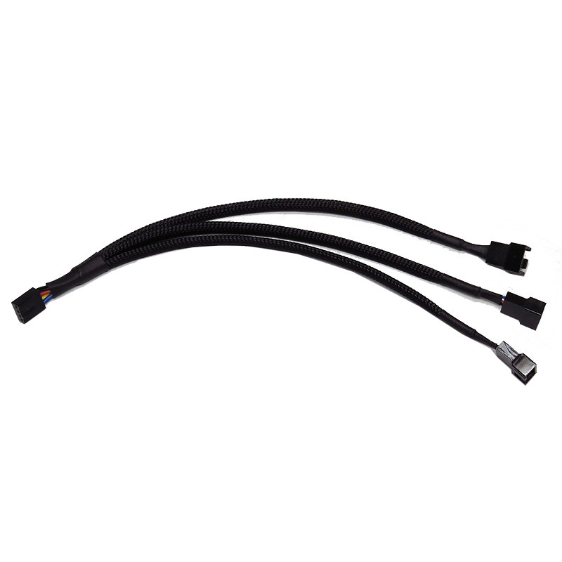 CHASSIS CPU COOLING FAN EXTENSION CABLE PWM TEMPERATURE CONTROL 1 POINT 2 3 4PIN 3PIN FAN EXTENSION CABLE