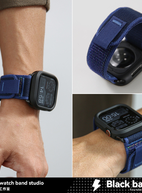适用s10苹果手表ultra3平替尼龙s11回环s7表带s8/s9壳iwatch/se2