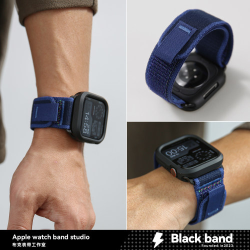 适用s10苹果手表ultra3平替尼龙s11回环s7表带s8/s9壳iwatch/se2