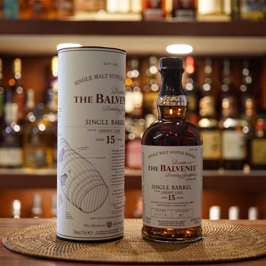 国行·Balvenie百富15年雪莉单桶 单一麦芽威士忌旧版深色 洋酒
