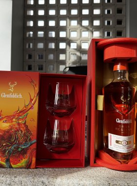 格兰菲迪21年双支酒杯礼盒