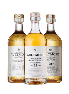 满赠·Aultmore欧摩12/18/21斯佩塞单一麦芽威士忌700ml