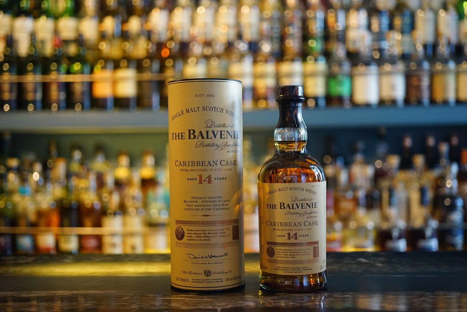 【国行包邮】balvenie百富14年苏格兰加勒比桶陈酿单一麦芽威士忌