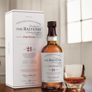 国行·The Balvenie百富21年波特桶单一麦芽苏格兰威士忌 洋酒