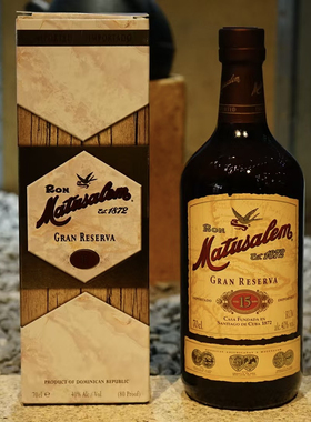国行·Matusalem 玛督萨叠层窖藏15号经典朗姆酒 洋酒 基酒