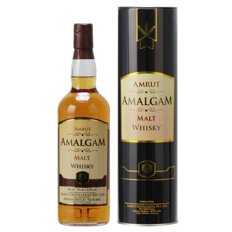 【国行】AMRUT雅沐特/阿目欧亚纯麦印度威士忌 进口洋酒750ml