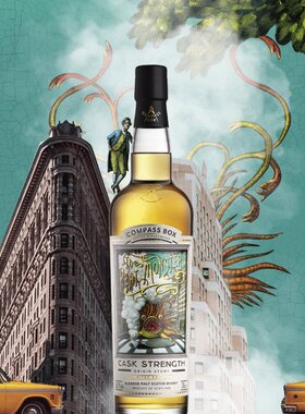 IB系列-Compass Box 罗盘针泥煤兽桶强苏格兰调和麦芽威士忌 洋酒