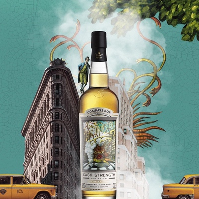 IB系列-Compass Box 罗盘针泥煤兽桶强苏格兰调和麦芽威士忌 洋酒