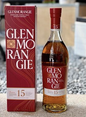 国行·Glenmorangie格兰杰15年新版雪莉酒桶单一麦芽威士忌 洋酒