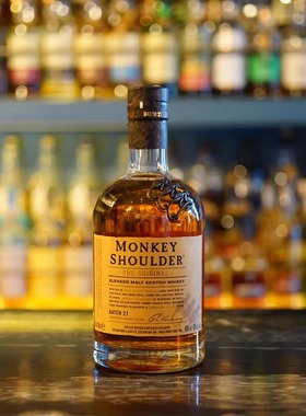 【国行正品】Monkey shoulder三只猴子调配麦芽苏格兰威士忌700ml