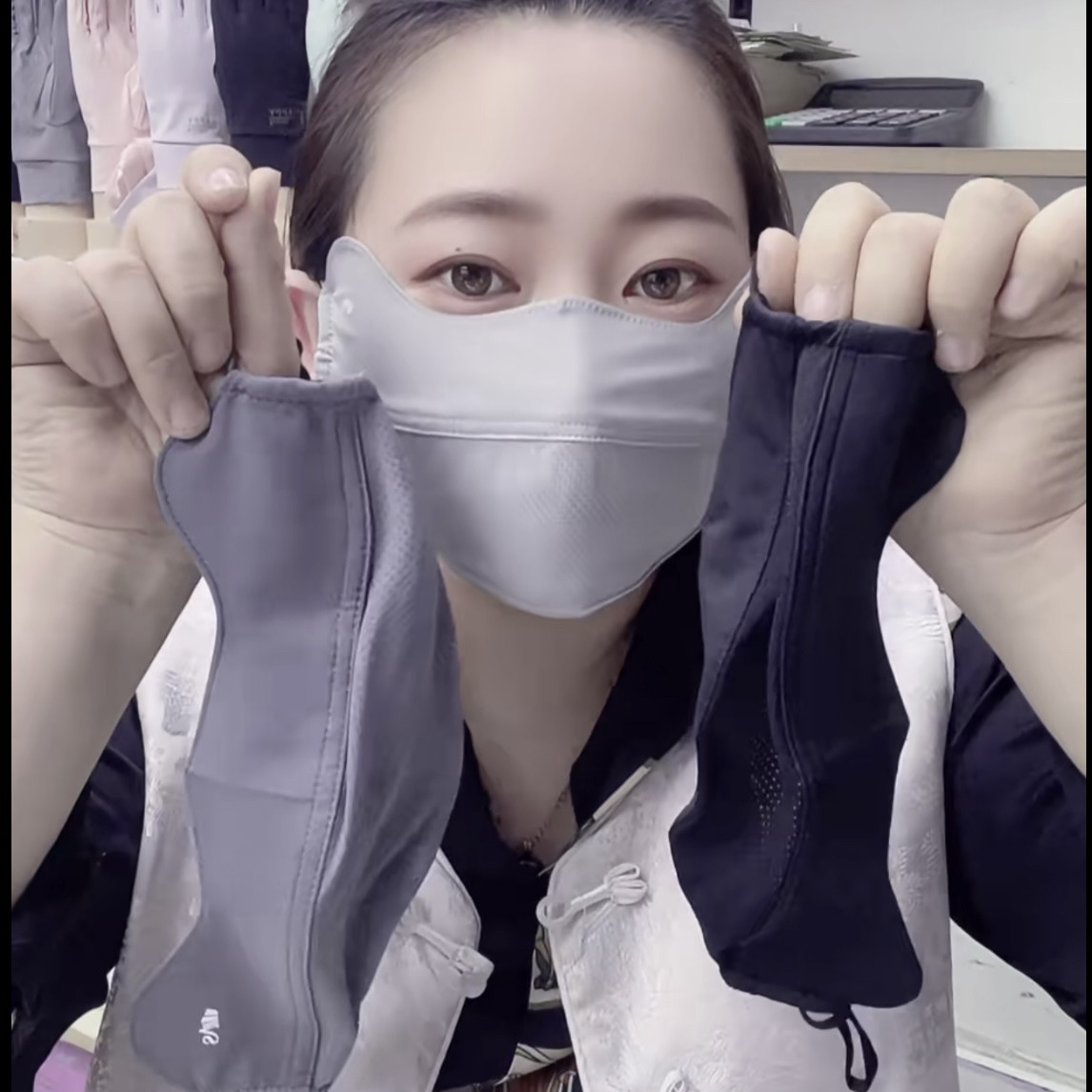 2026新款高颜值加大冰丝立体防晒口罩女款高颜值可水洗亲肤透气