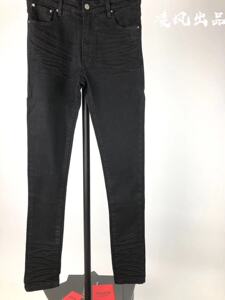 凌风出品18SS基础牛仔裤男装修身小脚裤休闲高街洗水现货牛仔裤