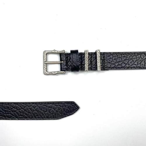 CGYYDS 意大利进口头层牛皮 古银做旧 独立开模电镀真皮腰带皮带