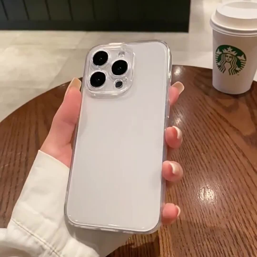 iPhone16苹果15高透精孔超薄防摔